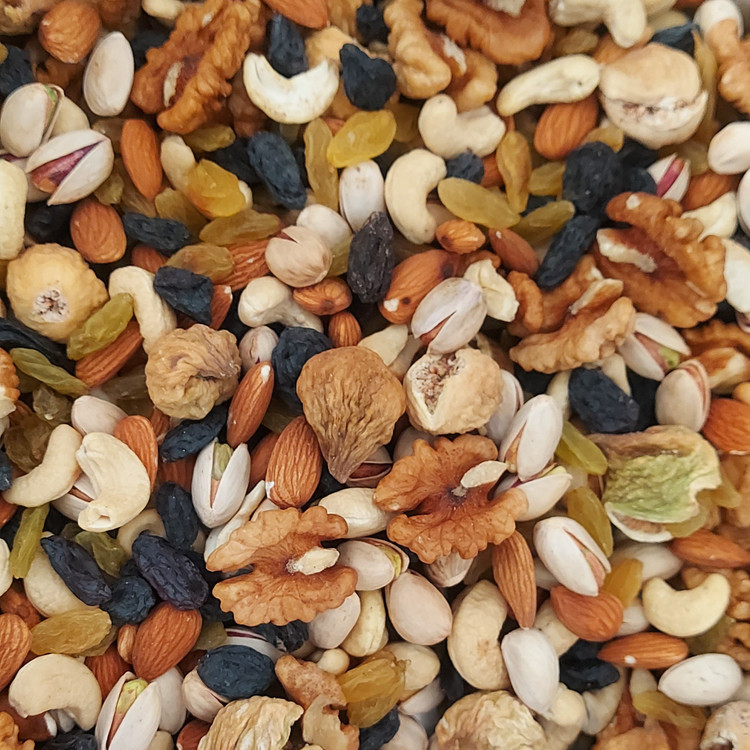 محصول نمونه تستی آجیل شیرین مخلوط هشت قلم لوکس مخصوص 500گرمی